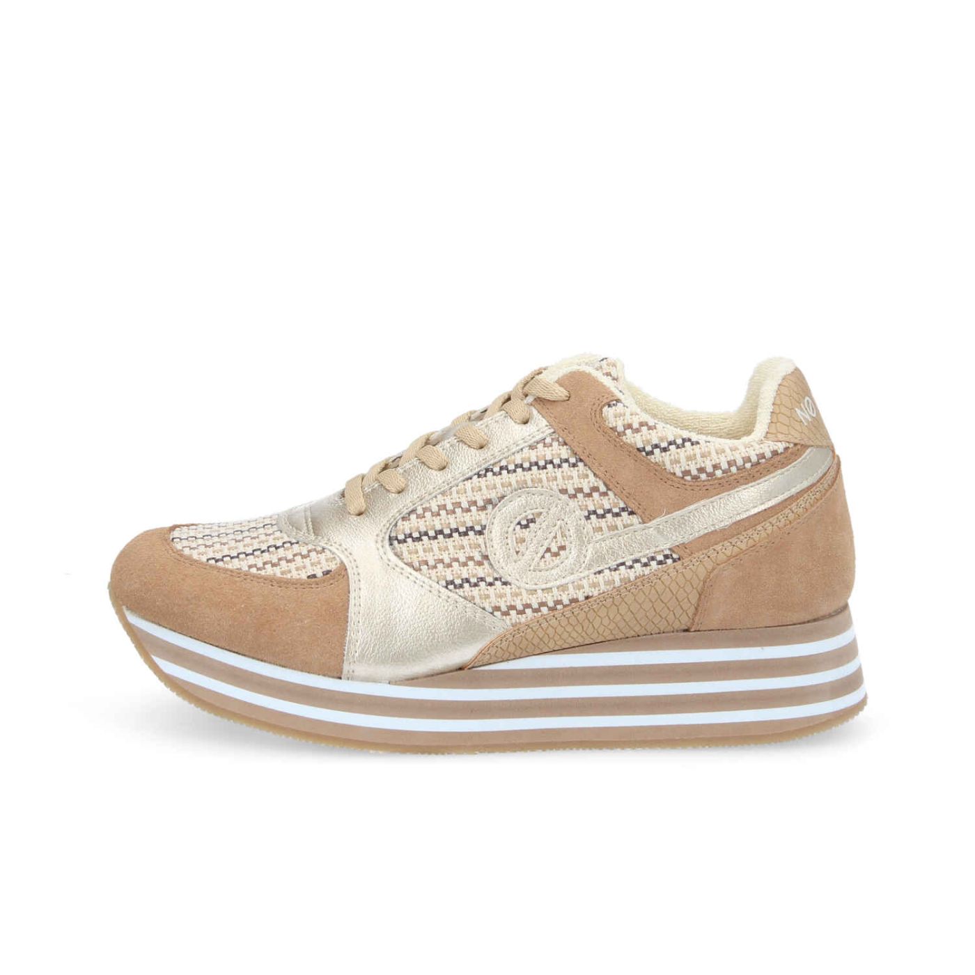 PARKO JOGGER W - GRASS/SDE/NACRE - NOISETTE/NUDE/GOLD